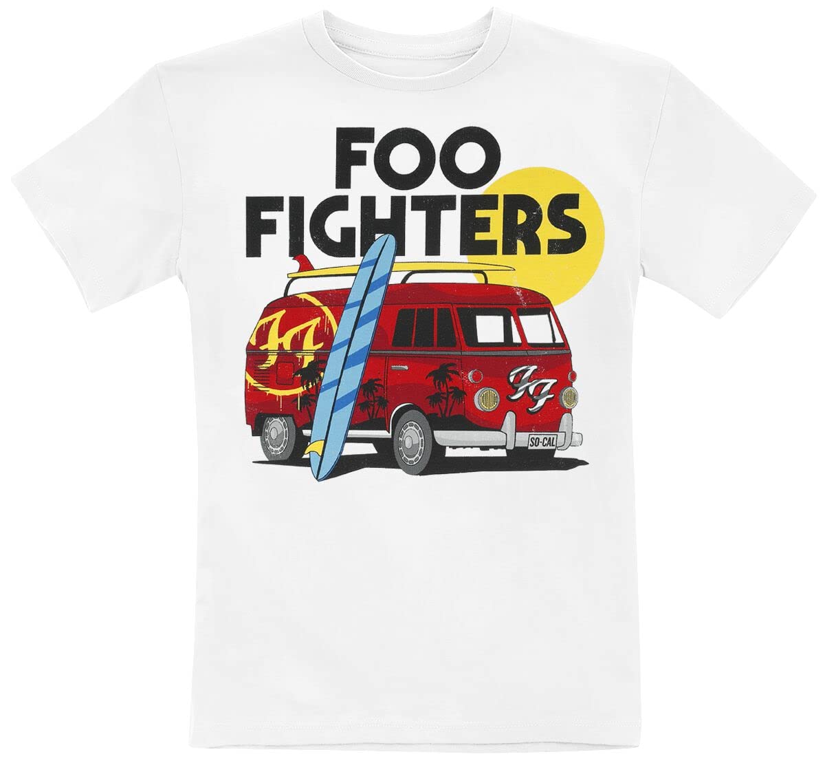 Foo Fighters Kids - Van Unisex T-Shirt Bianco