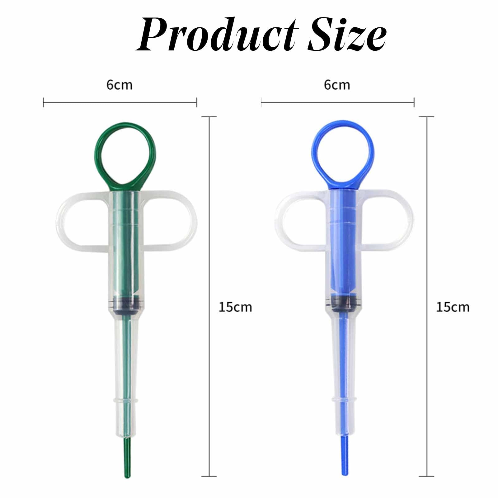 4PCS Pet Syringe Pet Pill Shooter Soft Tip Pet Tablet Feeder Reusable Medical Feeding Dispenser Tool for Cats Dogs Small Animals,cat pill popper - Image 3