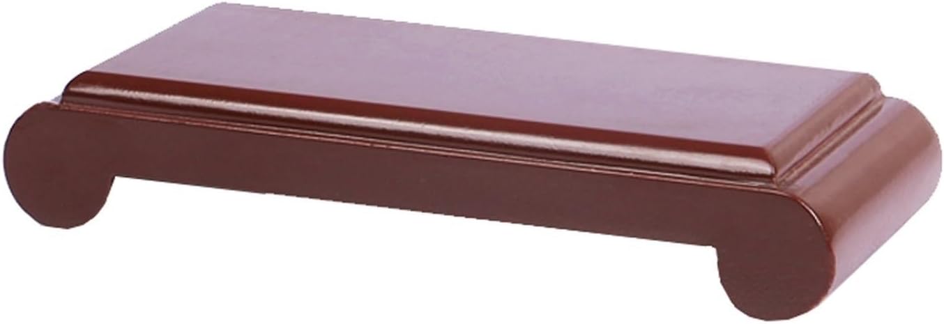 TEESONG 盆栽 台座 木製 花瓶 ディスプレイ スタンド 長方形 石 オーナメント 手芸 ベース ホーム オフィス 装飾 花瓶