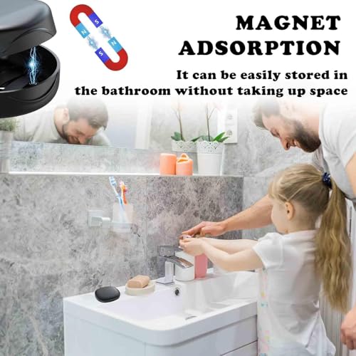 Zahnschiene box,Zahnspangendose,Spangendose für Knirscherschiene,Tragbarer,Retainer Box,Zahnersatz Aufbewahrung,Von Zahnspangen und Zahnersatz Bei Erwachsenen und Kindern (Schwarz)