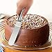 NewlineNY Professional Baker’s All Stainless Steel 4 Spatula Set – 6” 8” 10” and 12” Offset Blades for Better Icing Frosting Decorating