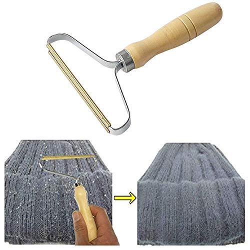Portable Lint Remover,Pet Hair Remover,Lint Rollers,Clothes Fuzz Remover Fabric Shaver - Reusable Double Sided Lint Shaver For Sweater Woven Coat (2 Pack) #TOP2