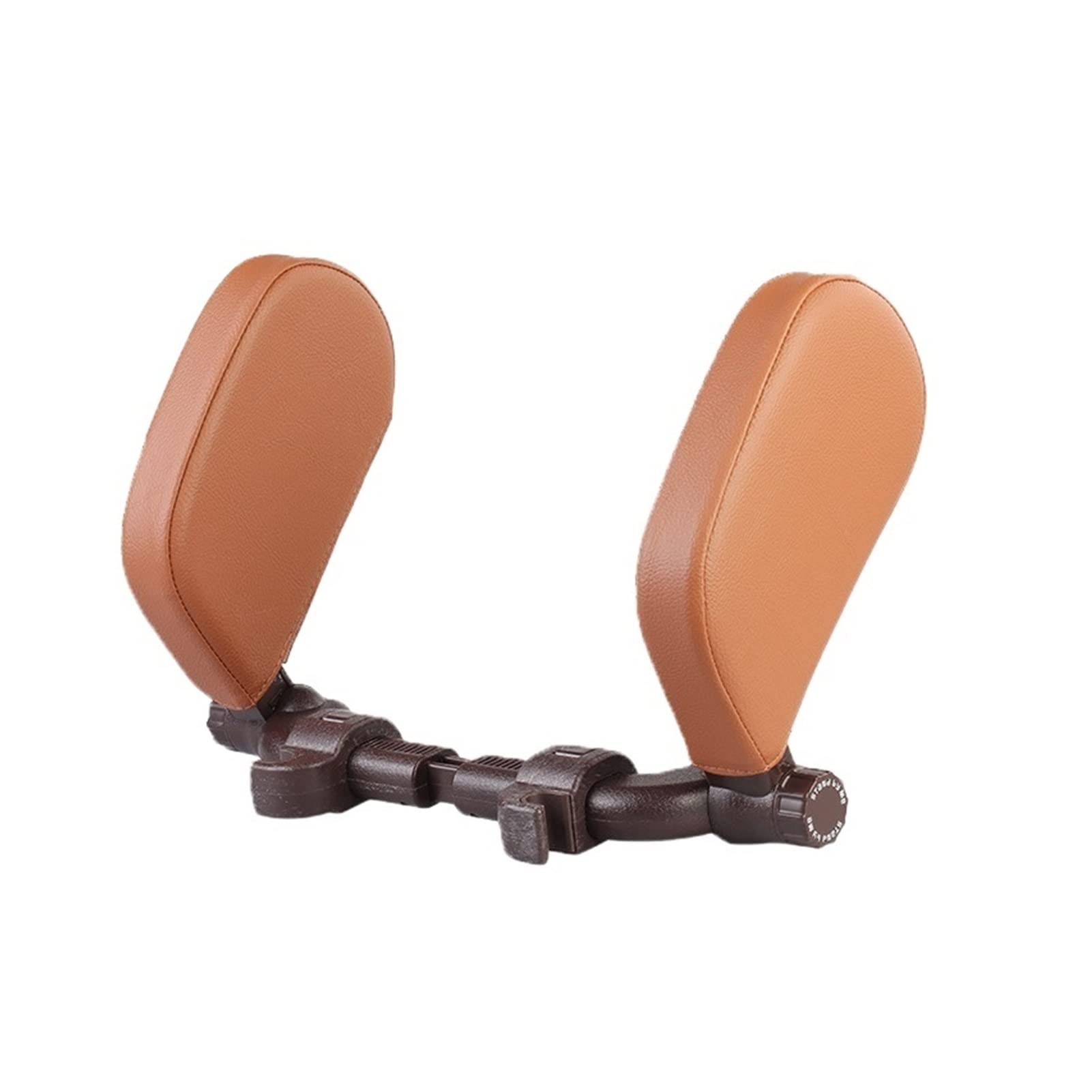 Cojín para el reposacabezas del cuello del automóvil Solución de soporte para el asiento en forma de U Accesorios para el automóvil Almohada en forma interior para adultos (Color : Leather B