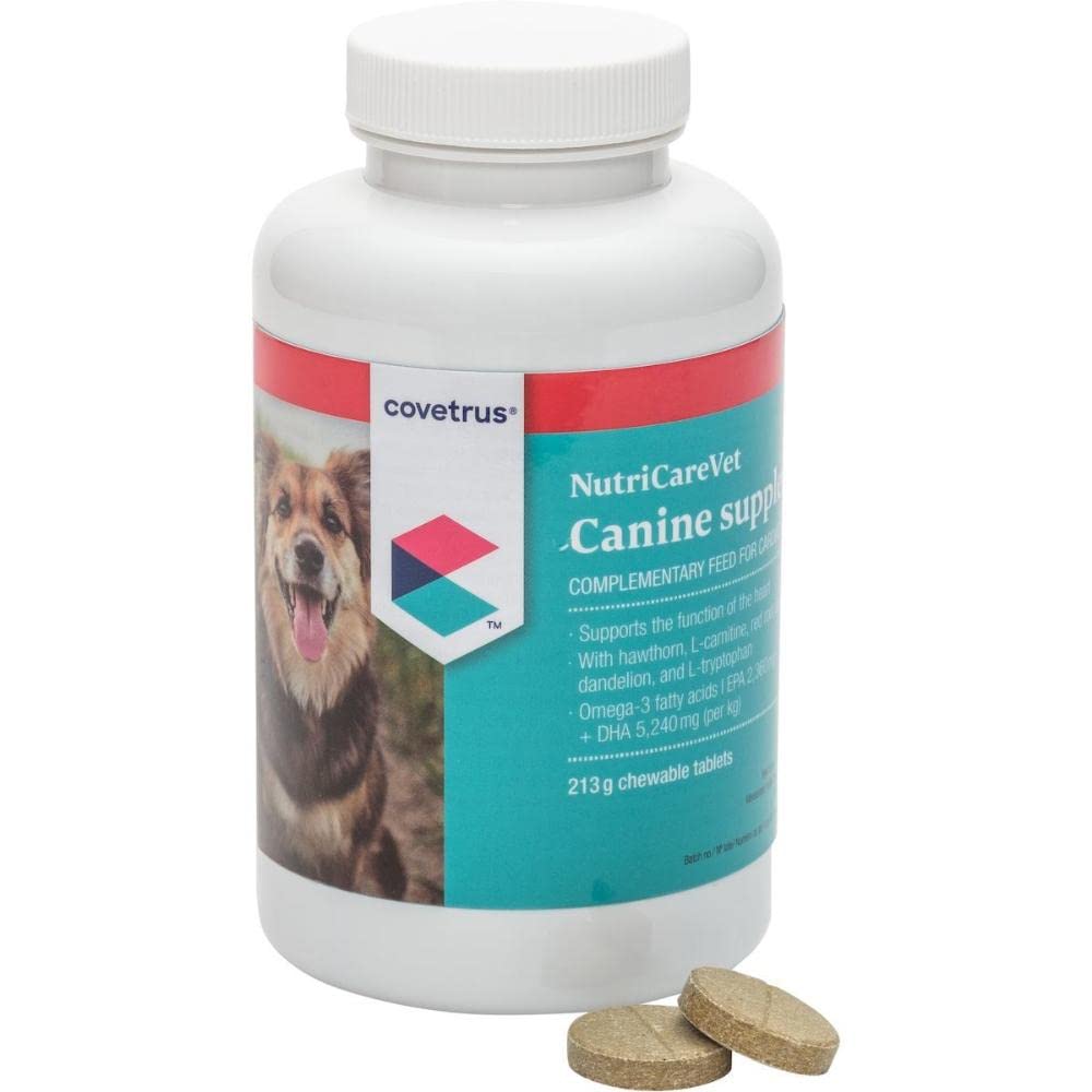 Covetrus Cvet Nutricarevet Cardiac Support For Dogs - 85 Tablets Red Size 1