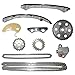 Aovtysa AP01 Timing Chain Kit Compatible for Mazda 3 6 CX-7 MPV 2.3 MPS Turbo MZR DISi 4WD 2006-2012 L3K912201 L3K912500A