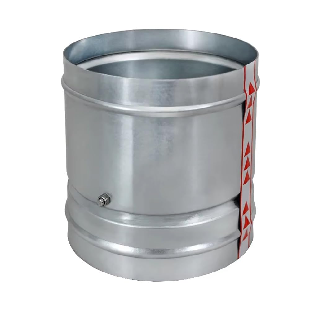 Galvanized Circular Backdraft Damper (80-300mm) - Airtight Ventilation Check Valve for HVAC & Exhaust Systems(Diameter 300mm)