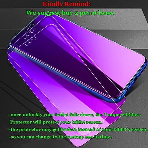 For Xiaomi Redmi Note 10 10T 10s Lite Pro Max Anti blue Purple Light Ray Eye Care Tempered Glass 9H Screen Protector Explosion-proof Film Toughened Guard (Note10 Pro (India),10 Packs)