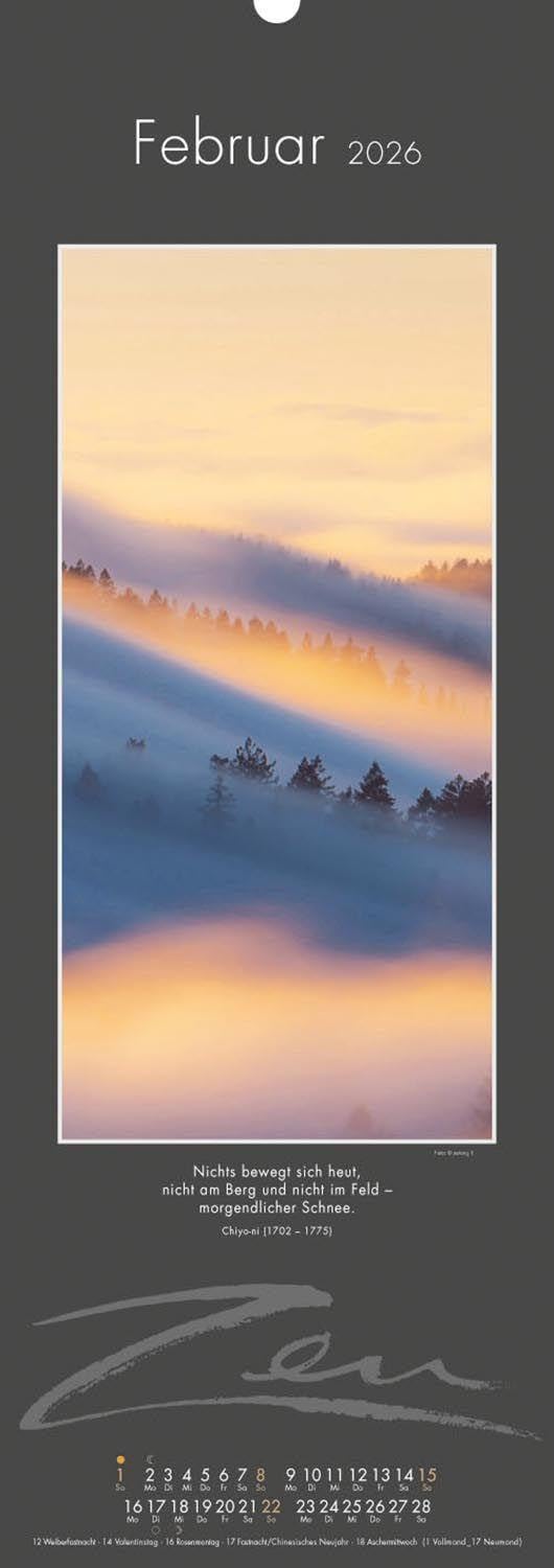 Zen-Kalender 2026