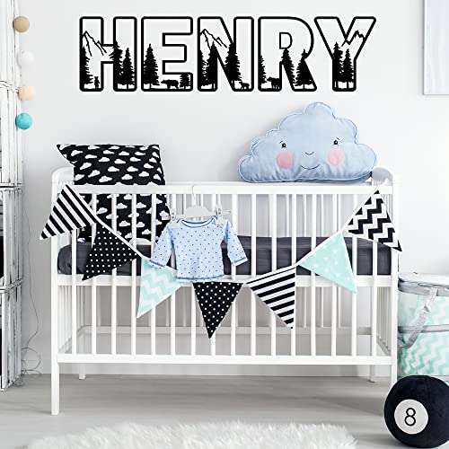 Vinilo Decorativo Personalizable Forest Bear para Pared miniatura 4