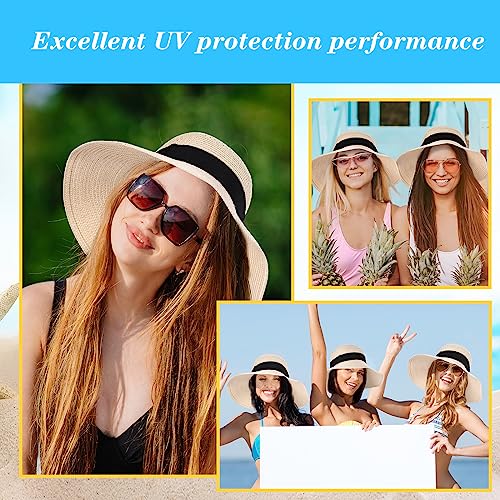Juego de 6 Sombreros de Sol para Mujer Beige miniatura 6