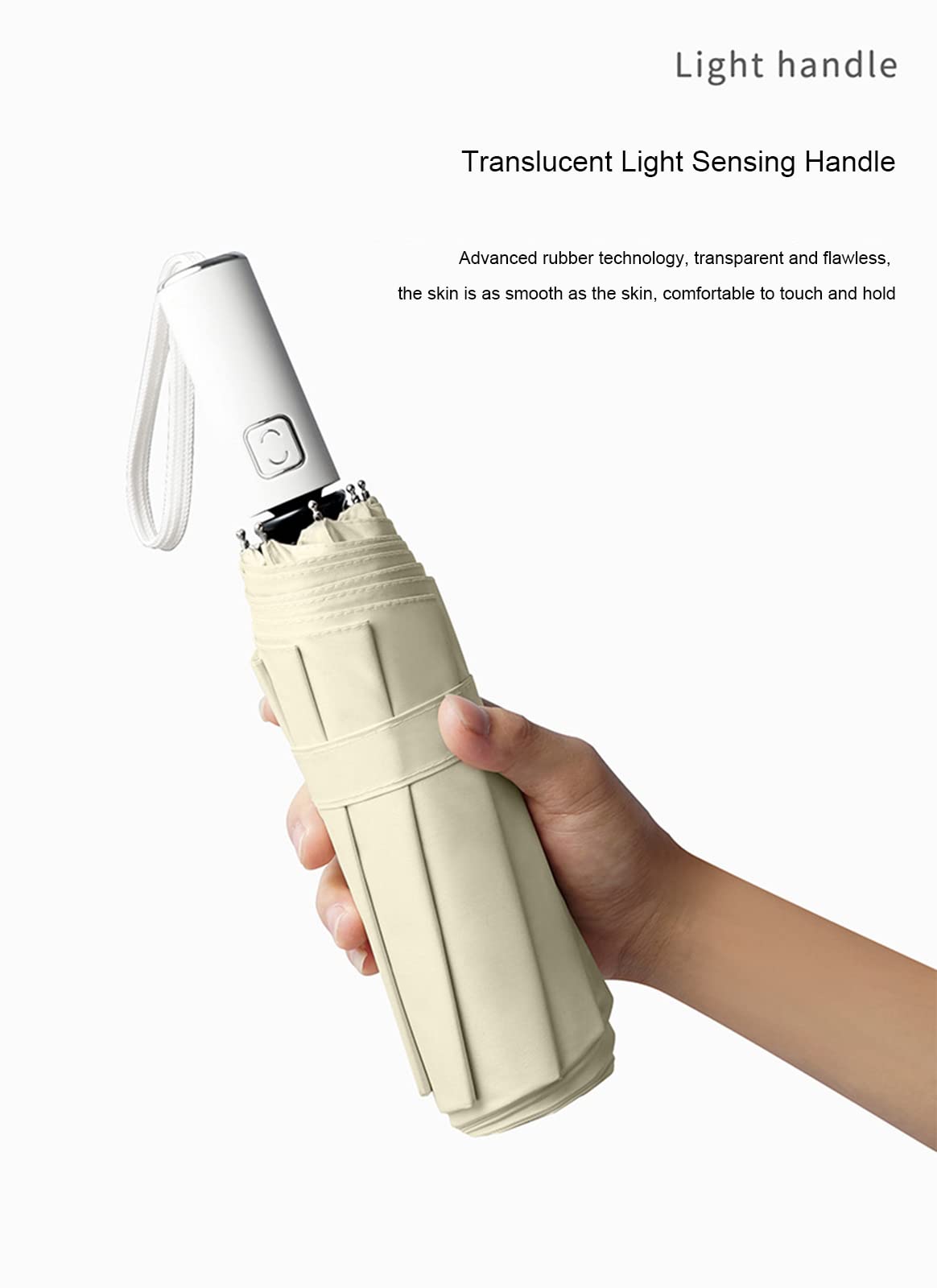 Paraguas a Prueba de Viento, antirrebote, Impermeable, Paraguas de Viaje, Apertura y Cierre automático, 8 Costillas, Compacto, Plegable, portátil, Paraguas para Hombres y Mujeres