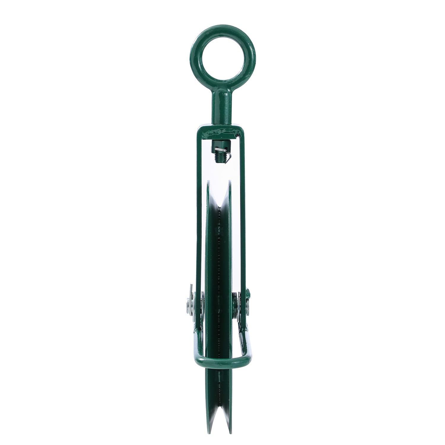 KATSU Tools Polea de Andamio para Tejados 300mm con Cáncamo Giratorio, Bloque de Polea de Cuerda para Grúa de Elevación 182132