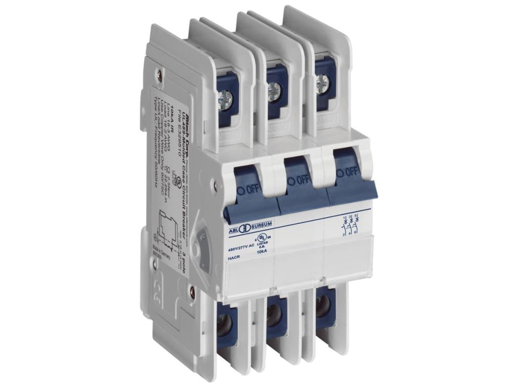 ALTECH 3D15UL UL Series 3 Pole 15 A D-Trip Thermal Magnetic Miniature Circuit Breaker - 1 item(s)