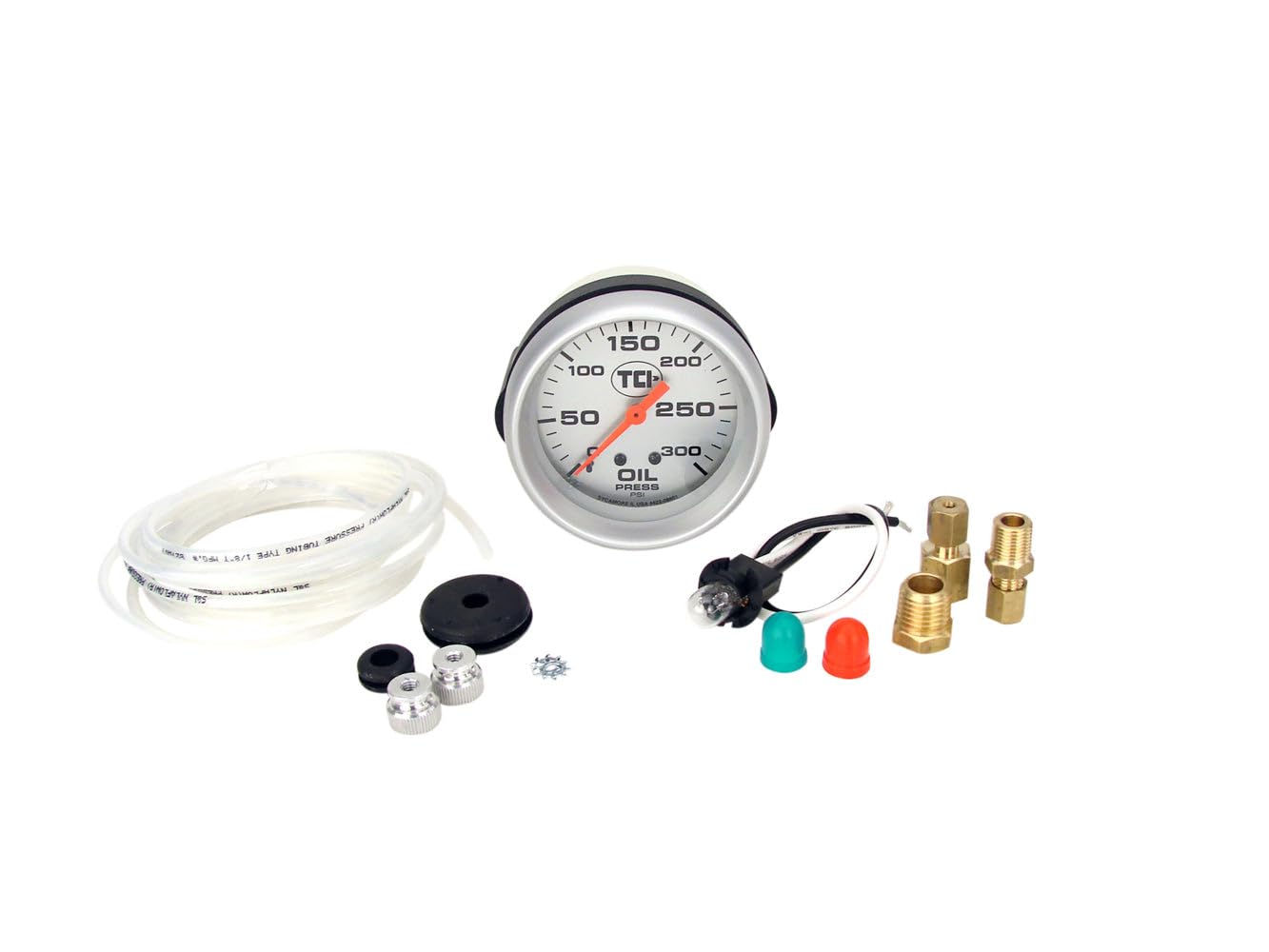 TCI 801101 Pressure Gauge (2-5/8 Transmission Silver Face)