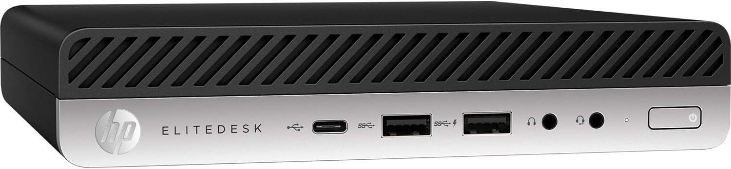 Photo 1 of HP EliteDesk 705 G5 Mini Computer Desktop PC, AMD Quad-Core Ryzen™ 5 Pro 3400G, 16GB RAM, 256GB SSD, WiFi, Bluetooth, Keyboard & Mouse, Windows 11 Pro (Renewed)