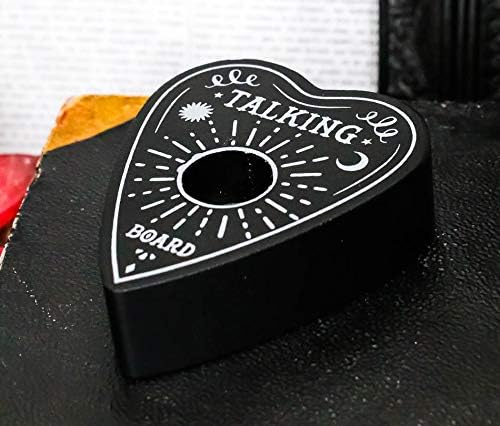 Miniatura 6 de Ebros Occult Wicca Ouija Spirit Board Planchette en forma de corazón decorativo pequeño portavelas figurita ocultismo espiritismo sobrenaturalismo