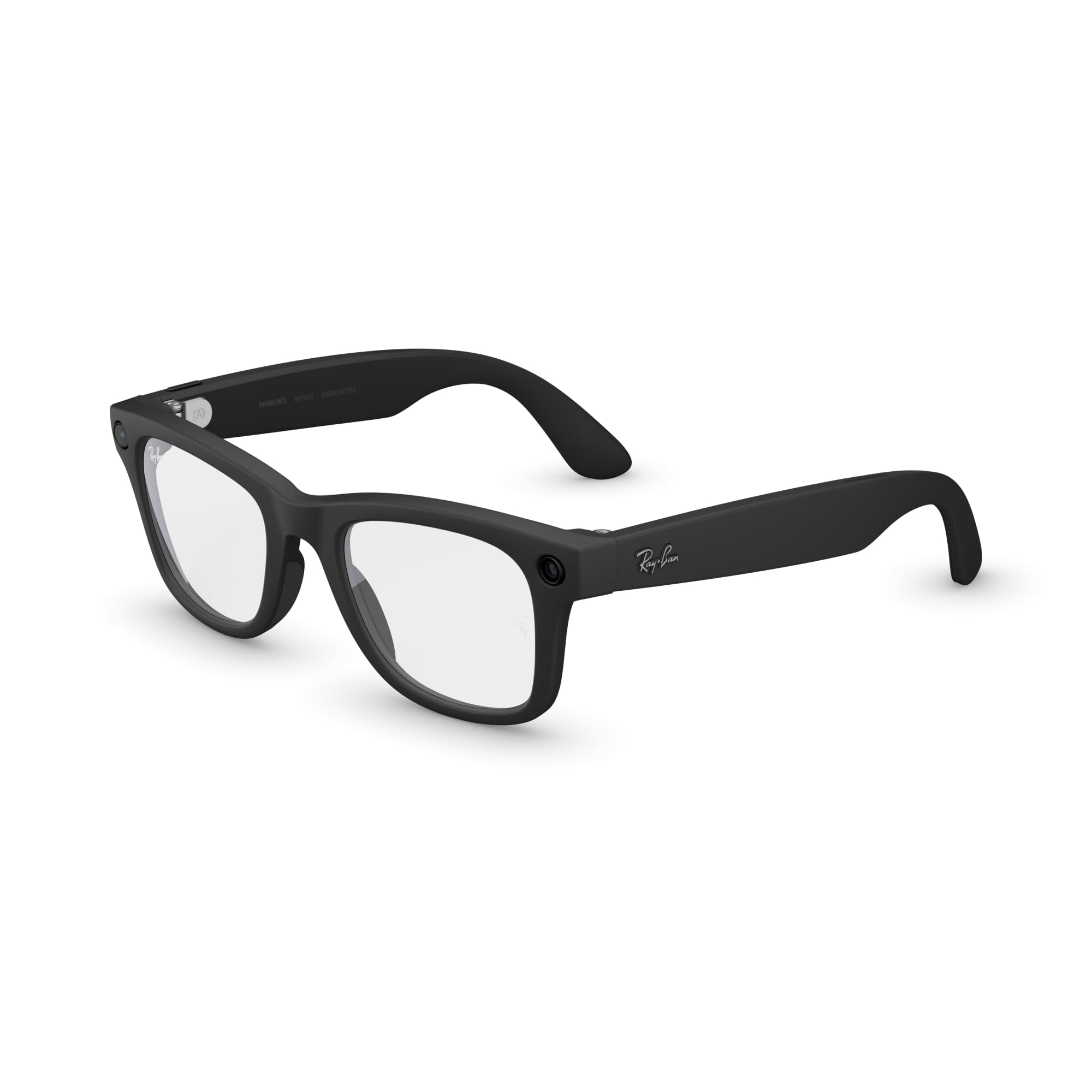 Photo 1 of ***STOCK IMAGE FOR REFERENCE***
Ray-Ban Meta (Gen 2), Wayfarer, Matte Black | Smart AI Glasses for Men, Women — 2X Battery Life — 3K HD Resolution — 12 MP Ultra-Wide Camera, Audio, Video — Clear Lenses — Wearable Technology