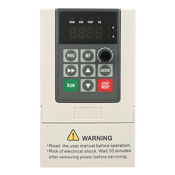 Drive Inverter Converter, Practical Motor Speed Control, 220V Anti-Interference V/F Closed Loop for Industry Repairing Replacement Assembly Line Conveyors(0.75KW)'