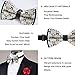 RIMENCH Men's Bow Tie Fashion Necktie Pre-Tied Satin Formal Tuxedo Tie Cute Panda Black And White Novel Bowtie for Wedding, Party, Dress up, Christmas