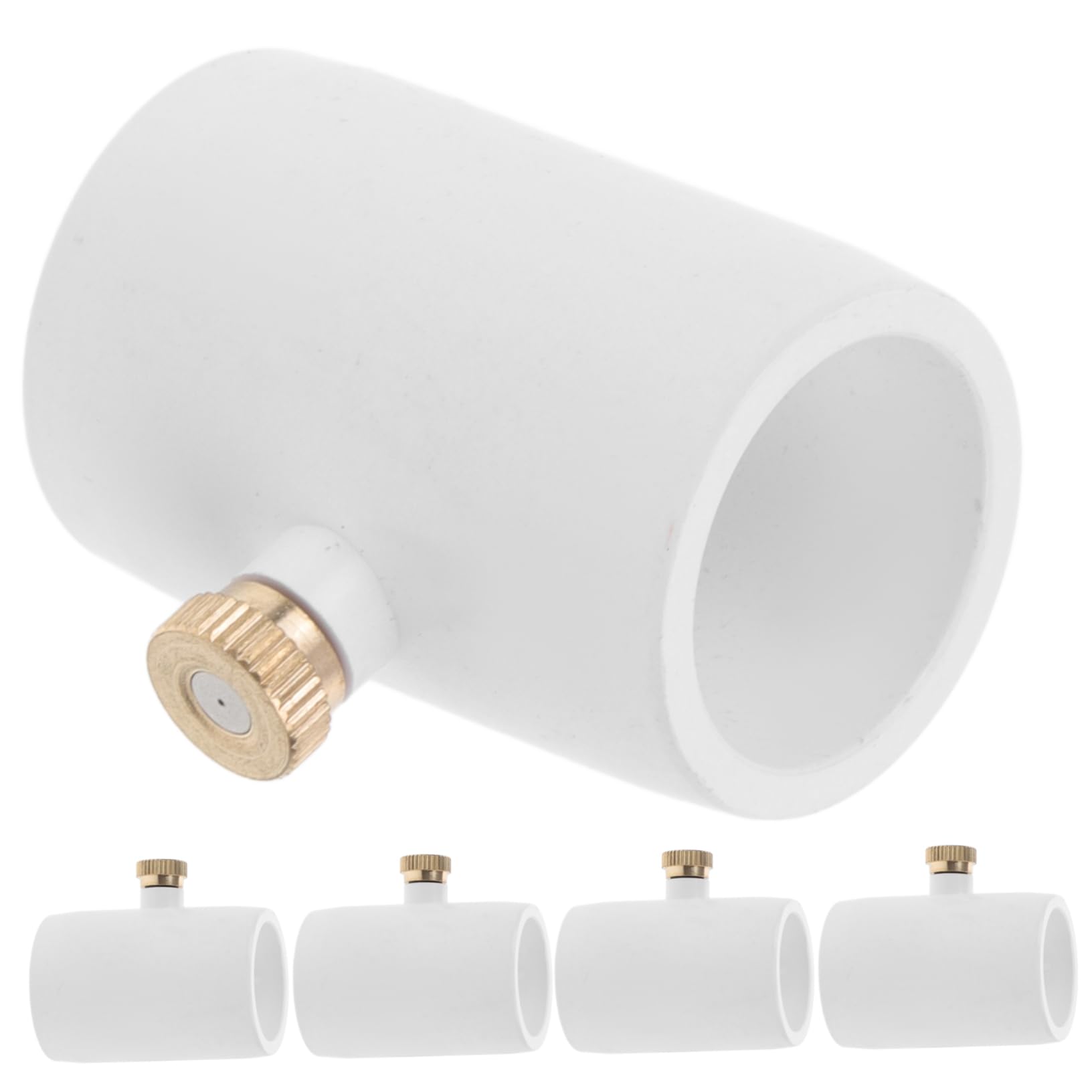 Toddmomy 10pezzi Ugello Nebulizzatore per Raffreddamento Connettore PVC Beccucci Nebulizzazione per Patio e