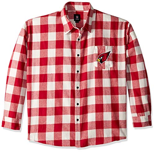 Chemise à Carreaux Arizona Cardinals FOCO L le Cadeau Idéal pour Homme
