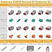 Knoweasy 338pcs DT Deutsch Connector Kit - 2/3/4/6/8/12 Pin Connectors, Deutsch Crimping Tool, Removal Tool, Waterproof Automotive Electrical Connector