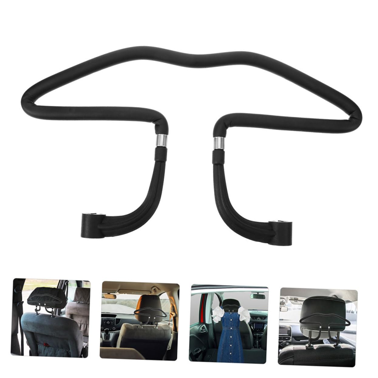 PRETYZOOM 2piezas Gancho Para Reposacabezas Para Coche Perchas De Coche Para Abrigos y Trajes Organizador De Almacenamiento Accesorios Interiores