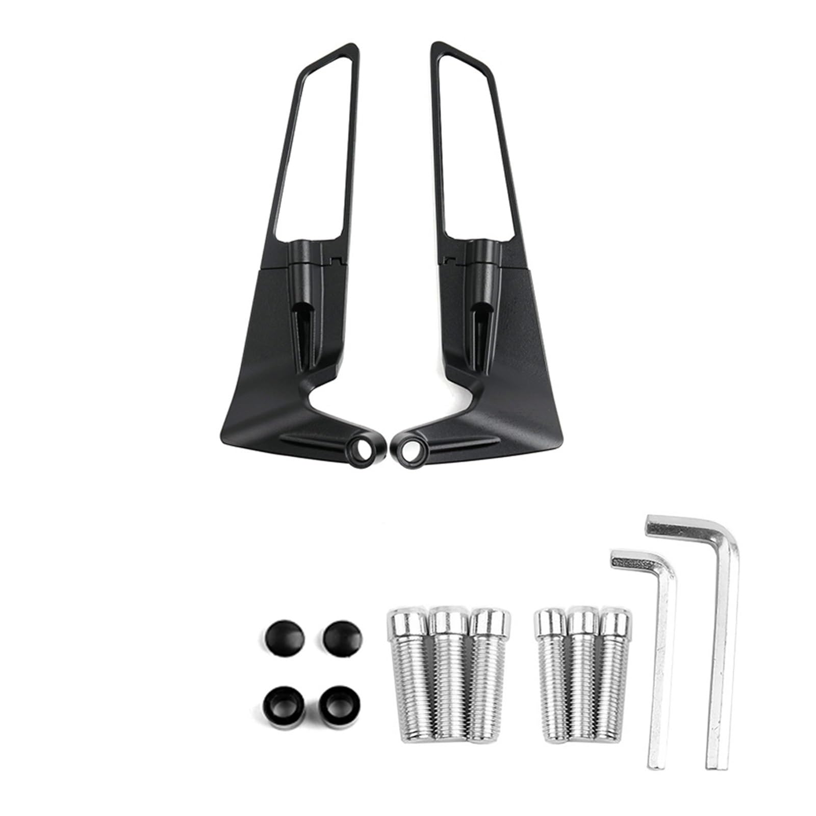Boshu daili store Compatible With YAMAHA MT 07 MT07 MT 09 MT09 SP MT 10 MT10 SP Motorcycle Mirrors Stealth Winglets Mirror Kits To Rotate Adjustable Mirrors