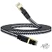 Produktbild HiiPeak Flach cat 8 netzwerkkabel 15 Meter LAN Kabel 15 Meter LAN Kabel cat 8 Kabel 15m LAN Kabel cat 8.1 netzwerkkabel cat 8 LAN Kabel 15m ethernet Kabel cat 8 verlegekabel Nylon Geflochten mit 40GB