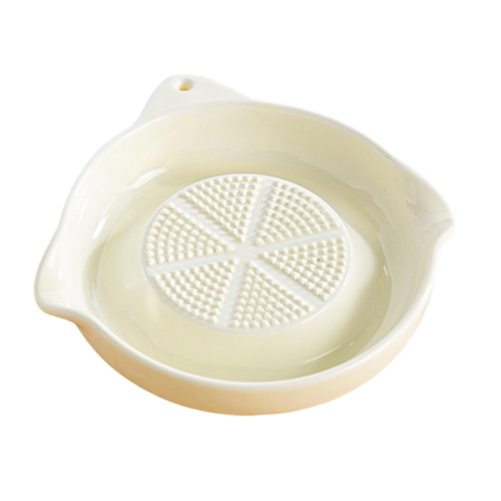 LUCKGONI Ceramic Garlic Grater for Efficient Garlic Gingers Mashing Manual Fruits Vegetable Grinder Easy to Clean Kitchen Tool