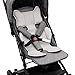 Luchild Coussin Poussette Bebe Confort, Coussin de Siège pour Poussette été Assise Universelle, Matelas Poussette Respirant, Anti-transpiration, Contre les tâches-Gris