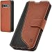 Produktbild overz Handyhülle für Samsung Galaxy S10 Hülle PU Leder - Kompatibel mit Samsung Galaxy S10 Schutzhülle Handytasche Handy-Hüllen Flip-Case Braun
