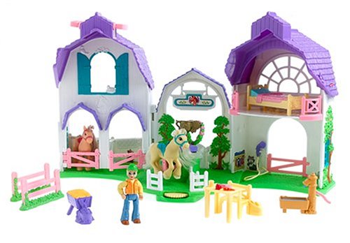fisher price horse stable playset
