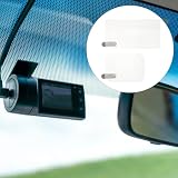 TOGEVAL 32 Szt. Szt Elektrostatyczne Naklejki Szybę Samochodową Do Montażu Dashcam Przezroczysta Statyczna Odporna Zarysowania i Pozostałości Precyzyjne Oznaczenie Ramki