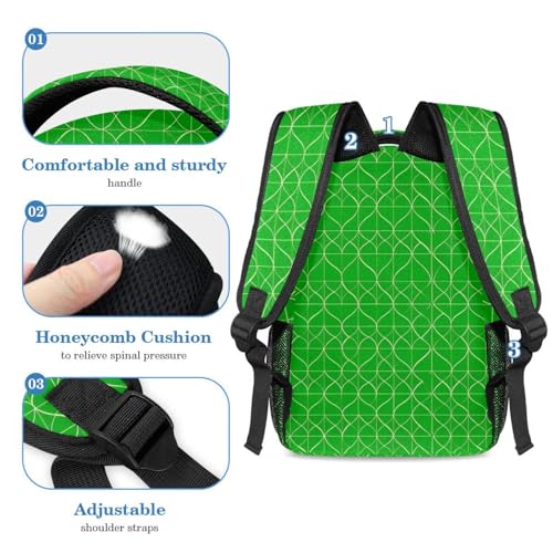 Sac à dos et trousse géométrique pour les journées de cours - 4