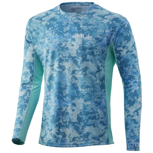 Image of HUK Men's Icon X Long Sleeve Shirt, Performance Fishing Shirt