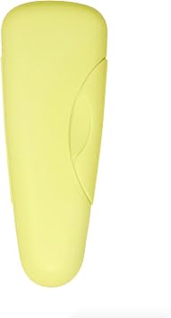 RADIUS Razor Travel Case, BPA-Free Recycled Plastic, Portable for Bathroom, School, Home, Camping - Lemon
