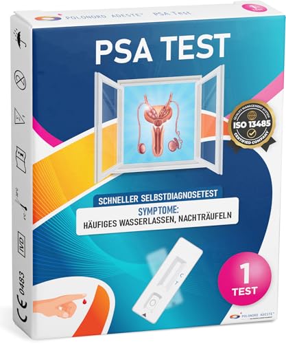 ADESTE PSA TEST PROSTATA – Schneller PSA Selbsttest zur Erkennung des prostataspezifischen Antigens (PSA) im Blut