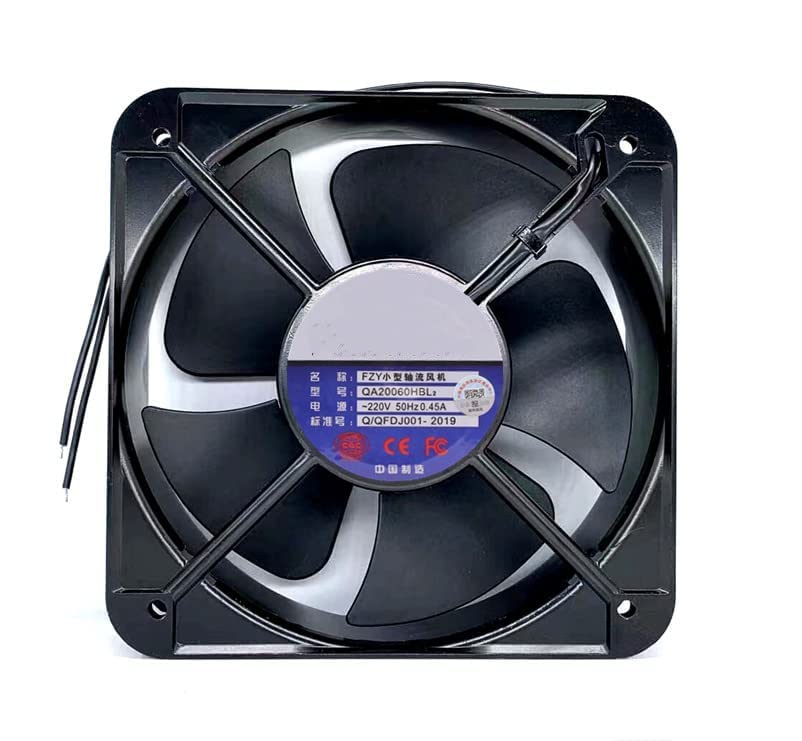 Ventilateur de refroidissement 220V puissant format 20060 à haut débit d'air