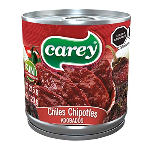 Carey Chiles Chipotles Adobados, 215 gr