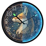 Fonction veilleuse LED : les horloges murales silencieuses de 30,5 cm avec technologie de contrôle de la lumière et du son peuvent éclairer automatiquement les LED, un son de 60 à 75 décibels illuminera l'horloge pendant environ 55 secondes. Vous n'avez plus besoin d'ouvrir votre téléphone pour voir l'heure, il suffit de taper ou de faire un son, sans perturber le sommeil. Les horloges murales LED silencieuses à piles conviennent aux enfants, aux personnes âgées et aux infirmières.