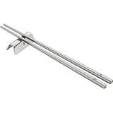 WMF Nuova Chopstick 6-Piece Chopsticks with Cutlery Bench for 2 People Cromargan Stainless Steel Rust-Proof Polished Dishwasher Safe