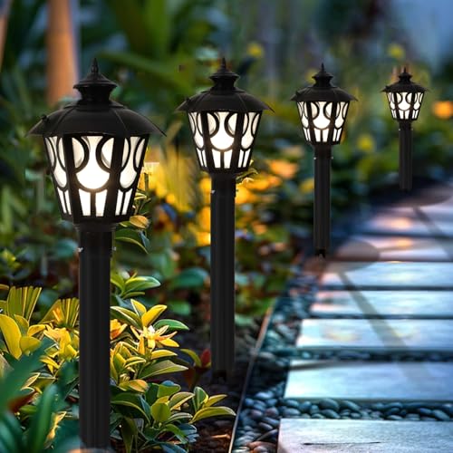 Image of SINOMAN Pillar Main Front Gate Light for Outdoor Fence Decorative Waterproof Post Lamp Perfext for Driveway Entrance, Boundary, Patio, Yard Lighting (Without Bulb)