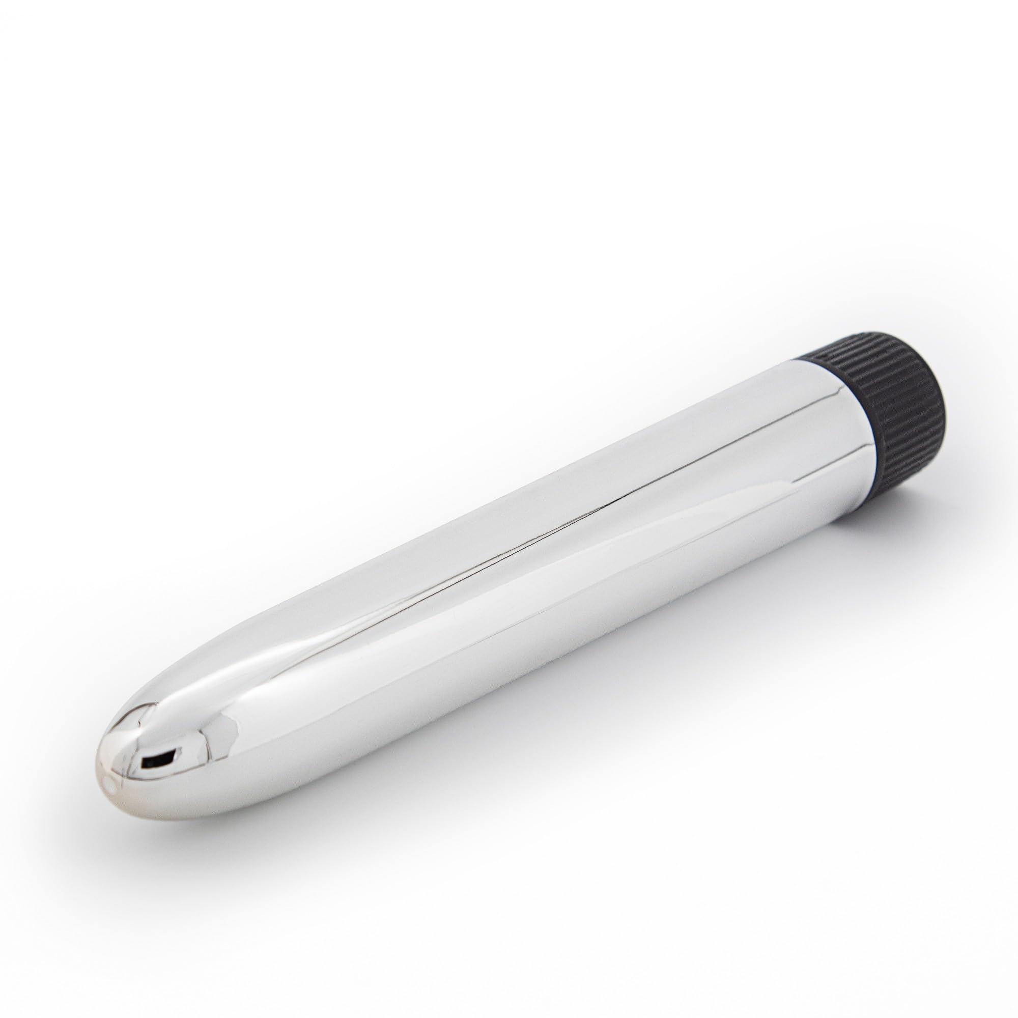 EESH® vibratore classico argento da anale vaginale per uomo e donna sex toys 17 cm silver bullet con velocità regolabile
