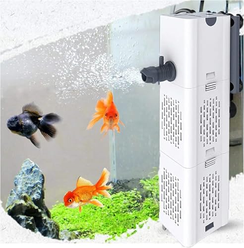 Generic Ultra Quiet 4-in-1 Internal Aquarium Filter Submersible Water Filter Pump for Fish Tanks up to 180 Gal