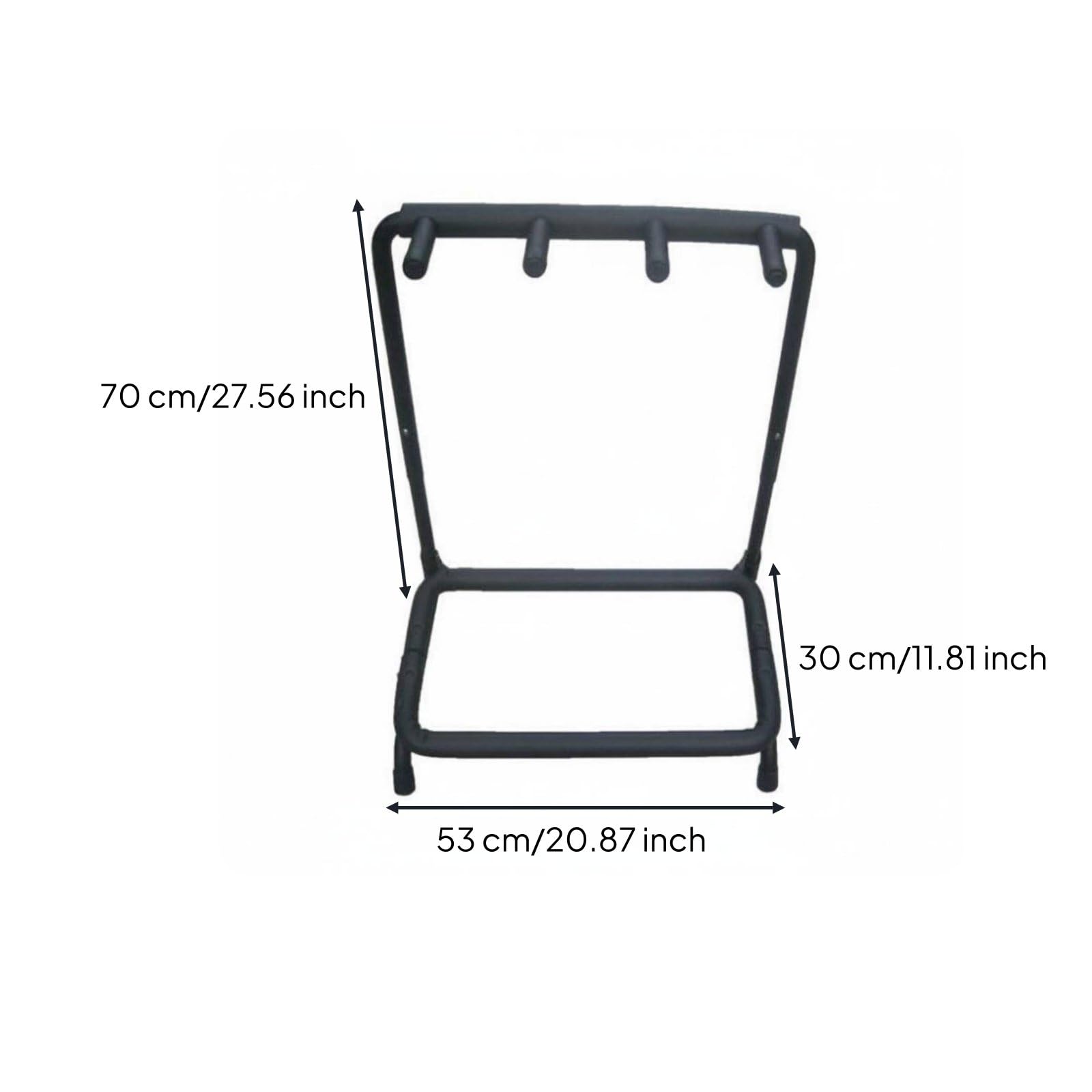 Expositor Guitarras Uso Universal Protección Acolcda para Hogar, Escenario , 3-Row
