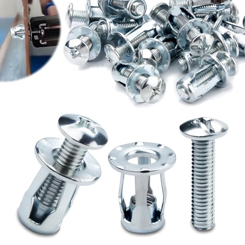 Mbsomnus Hohlraum Metallanker M4x20, 15 Stück Jack Nuts Petal...