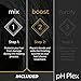 LIW pH Plex Relaxer Steps 1 & 2 Protect & Repair - Hair Care Treatment - Use with Home Hair Relaxer Products - Salon Quality Professional Results at Home - 1 Sachet of Steps 1 & 2