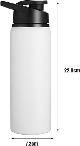 Miniatura 5 de Deportes Botella de agua Deportes Ciclismo Botella de agua Buen Sellado Viaje Suministro Blanco 700ML