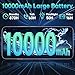 OUKITEL C59 Pro Unlocked Cell Phone Android 15-6.88”HD+ Screen 10000 mAh Battery 24GB +256GB Expand 1TB Mobile Phones with 120LM Flashlight, NFC 13MP Camera Smartphone, Fingerprint/4G Dual SIM/OTG
